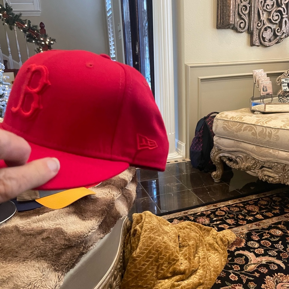 Red New Era Boston 59/fty - Picture 3 of 5